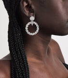 Suzanne Kalan white gold diamond drop earrings - British product