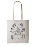 Brands In White Disney Princess Faces tote bag - British product