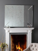 Next Laura Ashley Clear Gatsby Large Rectangular Mirror- Buy online at McGrocer