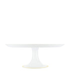 Christofle Malmaison Riviera porcelain cake stand 32cm, UK version