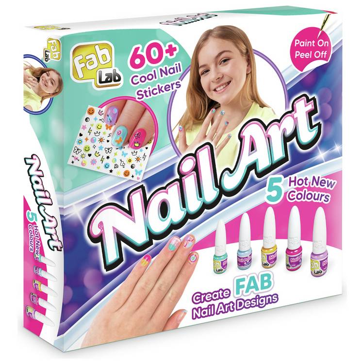 FabLab Nail Art Kit for Kids, imported from the UK