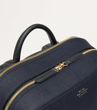 Smythson grained leather Panama backpack, UK version
