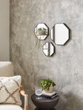 Bronx black set of 3 wall mirrors - British product