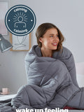Silentnight grey weighted blanket 9kg 150x200cm - British product