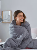 Silentnight grey weighted blanket 9kg 150x200cm - British product