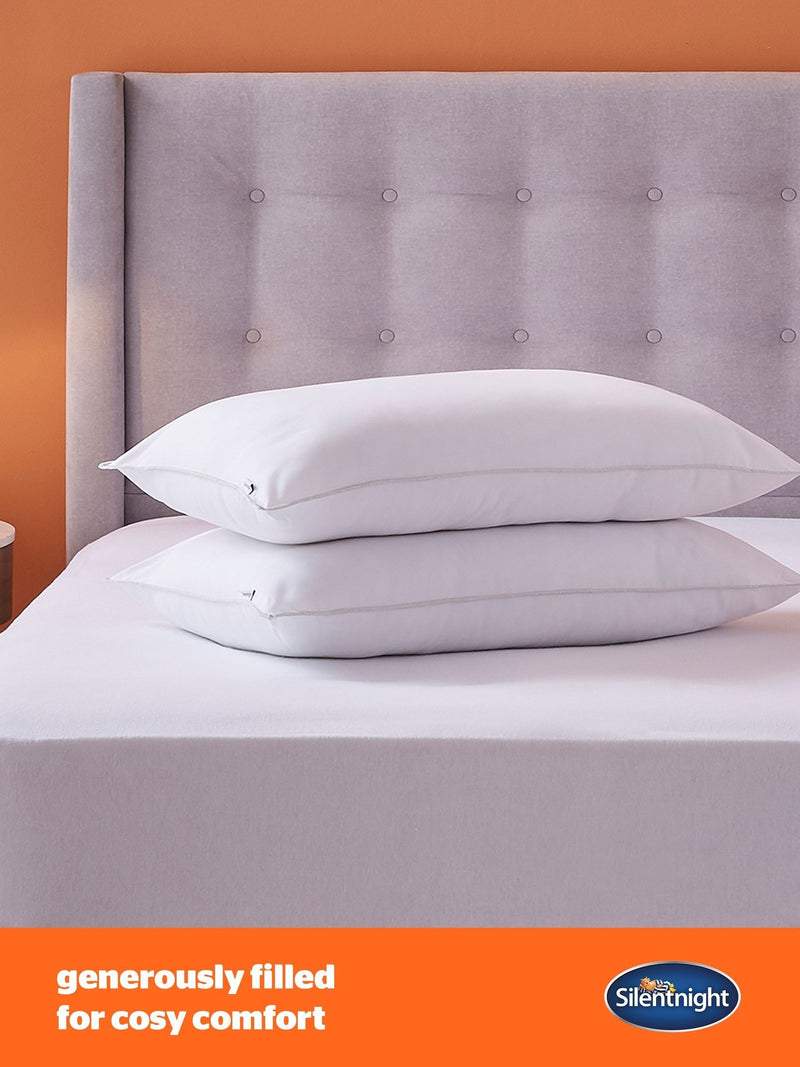 Silentnight Warm And Cosy medium support pillows 2 pack (British brand)