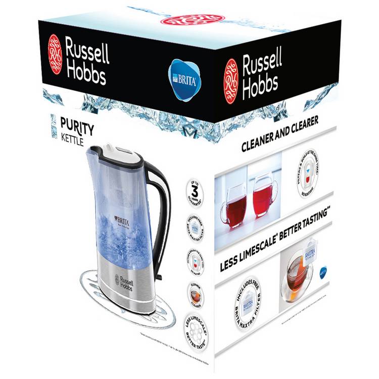 Russell Hobbs Brita Purity Filter Kettle 1 litre, imported from the UK