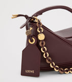 LOEWE Mini Puzzle Top-Handle Bag in smooth lambskin, imported from the UK