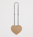Alaïa heart-shaped straw shoulder bag (British brand)