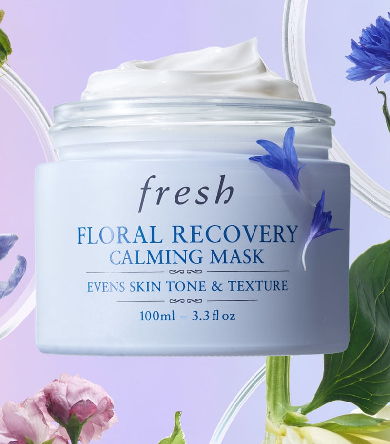 Fresh Floral Recovery Overnight Mask 100ml - British product