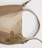 Chloé small leather-suede Spin tote bag, imported from the UK
