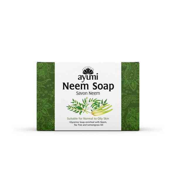 Ayumi Neem Glycerin Handmade Soap 100g, imported from the UK