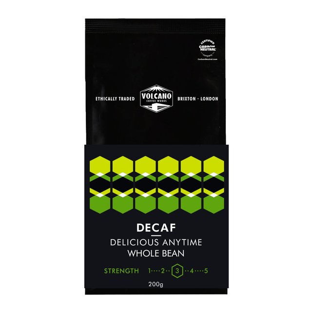 Volcano Coffee Works Decaf Delicious Anytime Coffee Beans 200g GOODS M&S