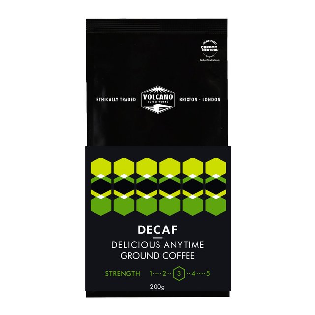 Volcano Coffee Works Decaf Delicious Anytime Ground Coffee 200g GOODS M&S