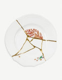 Seletti Kintsugi N1 porcelain dinner plate 27cm, UK version