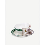 selfridges Seletti Isidora Hybrid Porcelain Teacup and Saucer- Buy online at McGrocer
