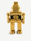 Seletti gold-toned robot ornament 30cm - British product
