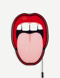 Seletti Blow Tongue neon wall lamp, imported from the UK