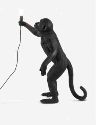 Seletti standing monkey resin lamp 54cm, UK version