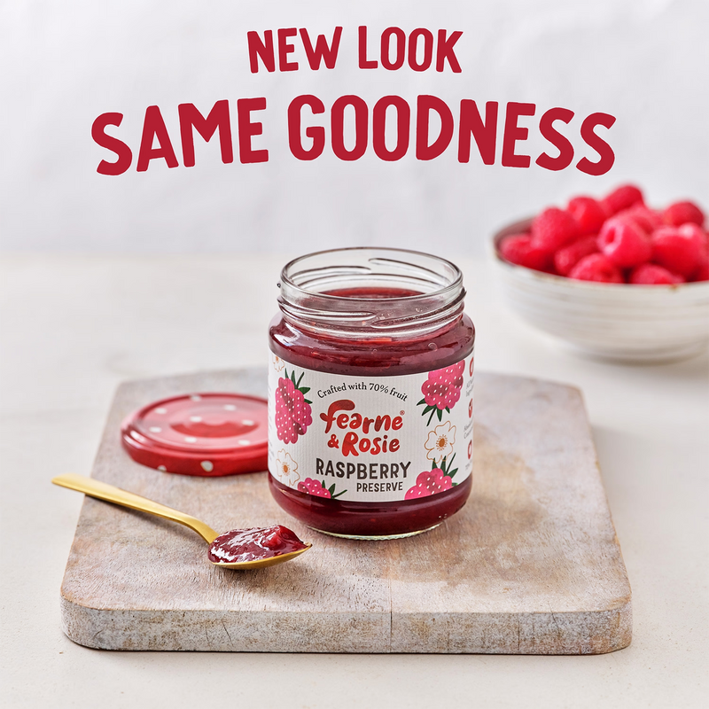 Fearne & Rosie Raspberry Jam 310g - British product