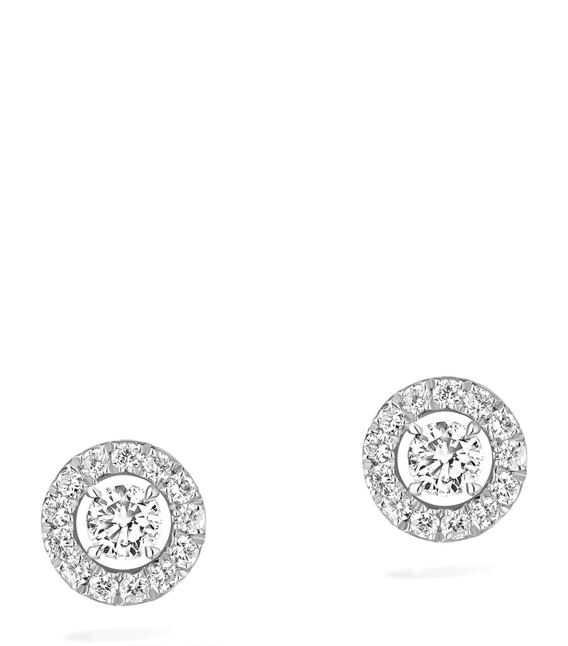 Messika Joy white gold stud earrings small 0.15ct (British brand)