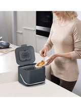 Next Joseph Joseph Graphite Stack 4 Food Waste Caddy- Buy online at McGrocer