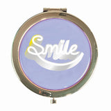 Superdrug Yes Studio Purple Smile Travel Compact Mirror 7cm- Buy online at McGrocer