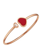 Chopard Happy Hearts bangle rose gold diamond, imported from the UK