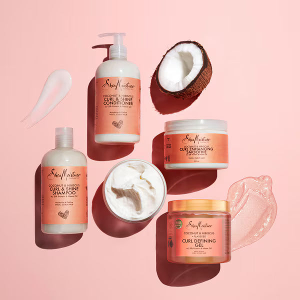 SheaMoisture Coconut Hibiscus Curl Shine Conditioner 384ml (British brand)