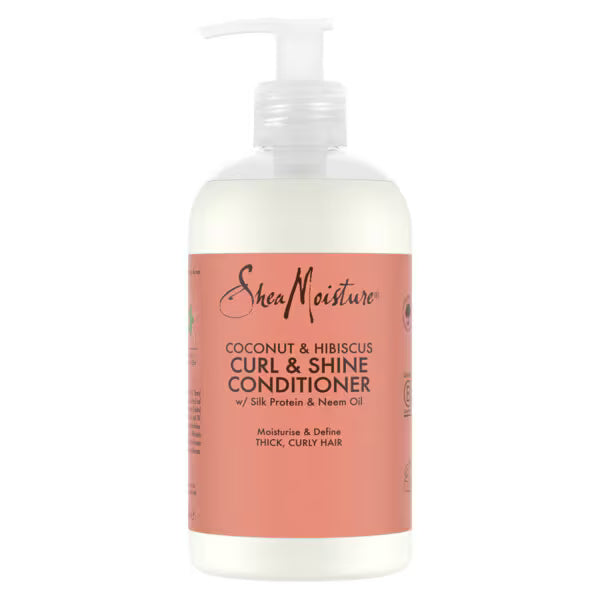SheaMoisture Coconut Hibiscus Curl Shine Conditioner 384ml (British brand)