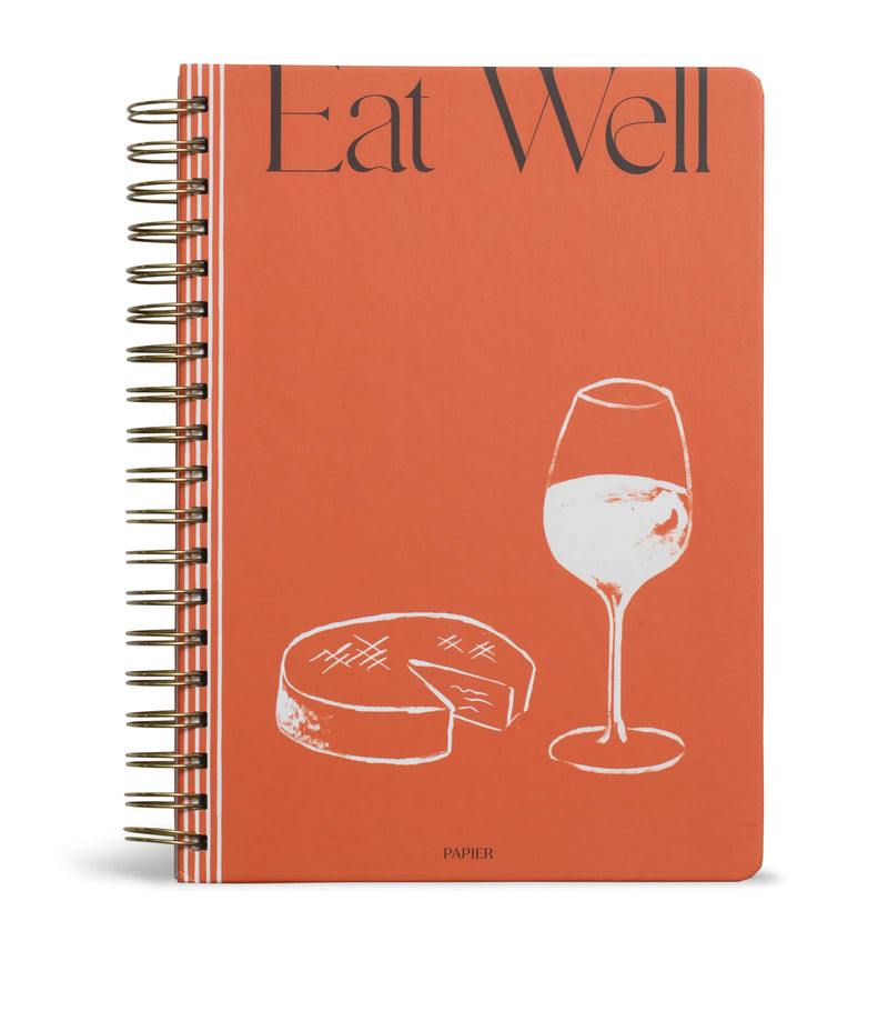 Papier Eat Well recipe journal, imported from the UK