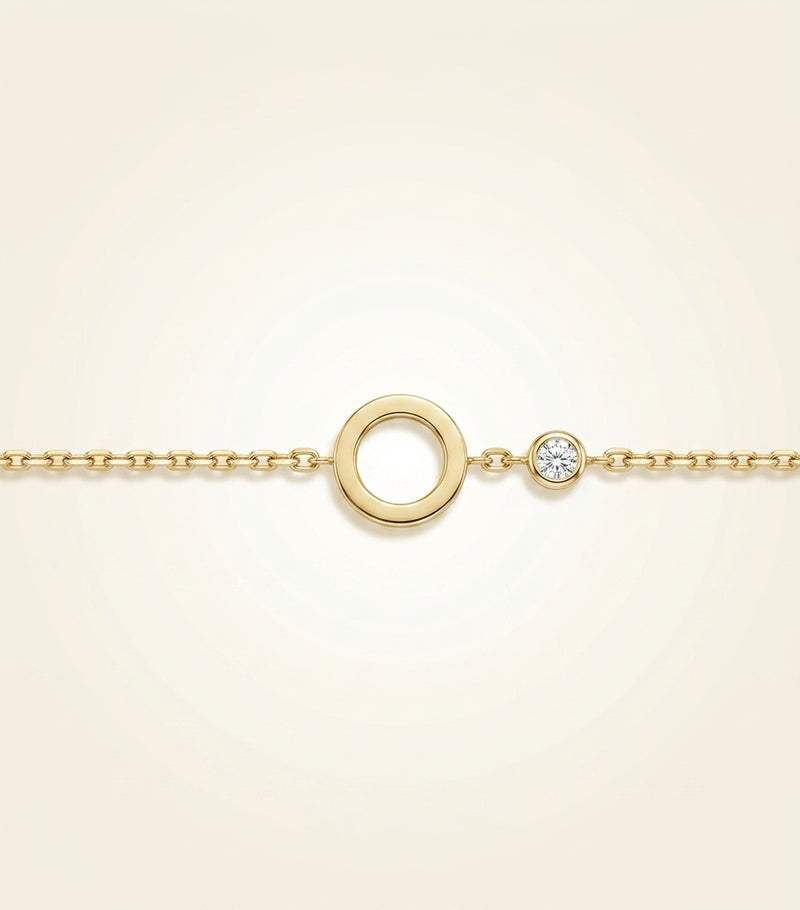 Cartier yellow gold LOVE bracelet with diamonds, UK version