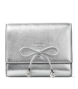 Harrods Jimmy Choo Metallic Leather Marinda Wallet 9cm x 11.5cm x 3cm- Buy online at McGrocer