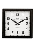 Brookpace Lascelles square clock with Arabic numbers 41cm - British product