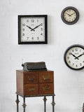 Brookpace Lascelles square clock with Arabic numbers 41cm - British product