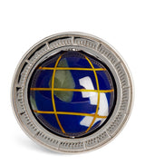 Harrods Tateossian Sterling Silver and Lapis Lazuli Globe Cufflinks- Buy online at McGrocer