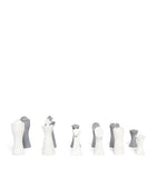 Purling Daniel Caesar Spergy chess set with leather bases (British brand)