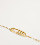 Jade Trau Penelope bracelet with yellow gold and diamonds, UK version