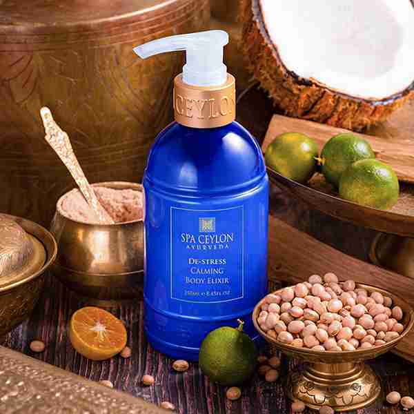 Spa Ceylon De-Stress Calming Body Elixir 250ml (British brand)
