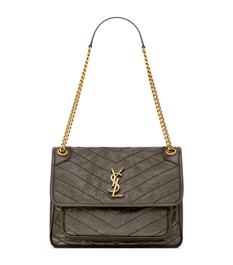 Saint Laurent Niki shoulder bag calfskin leather (British brand)