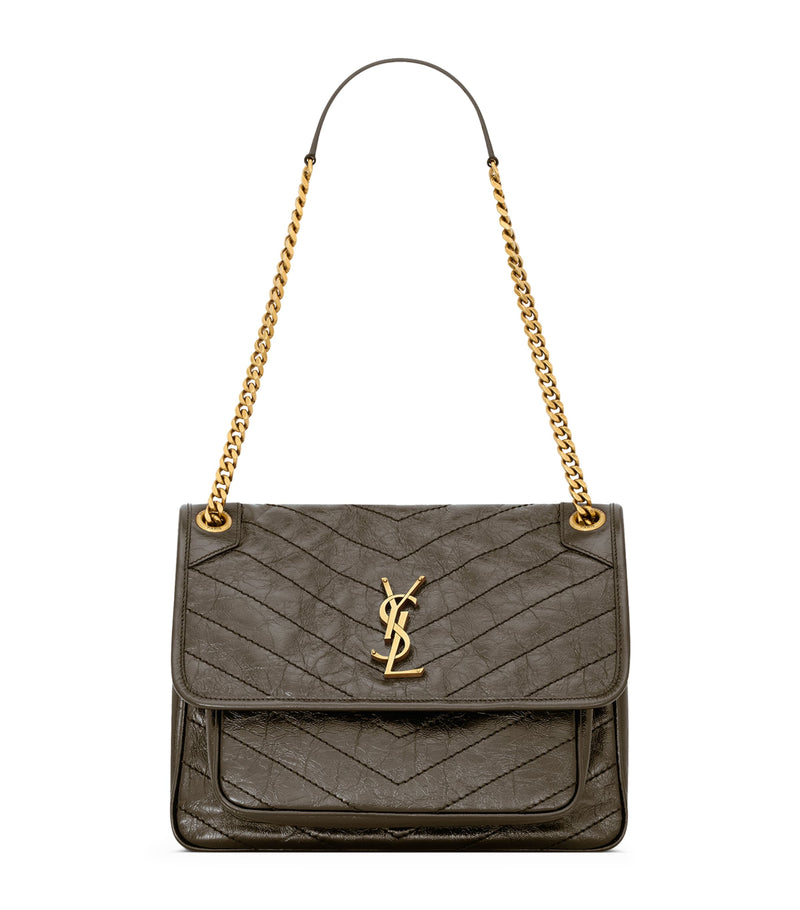 Saint Laurent Niki shoulder bag calfskin leather (British brand)