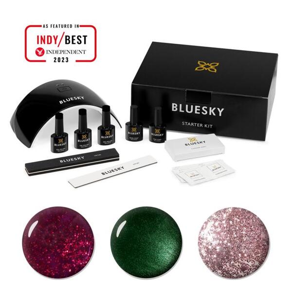 Bluesky Christmas Starter Kit Gel Polish, UK version