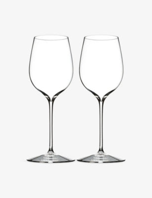 Waterford engraved wine glasses set of two 520ml, UK version
