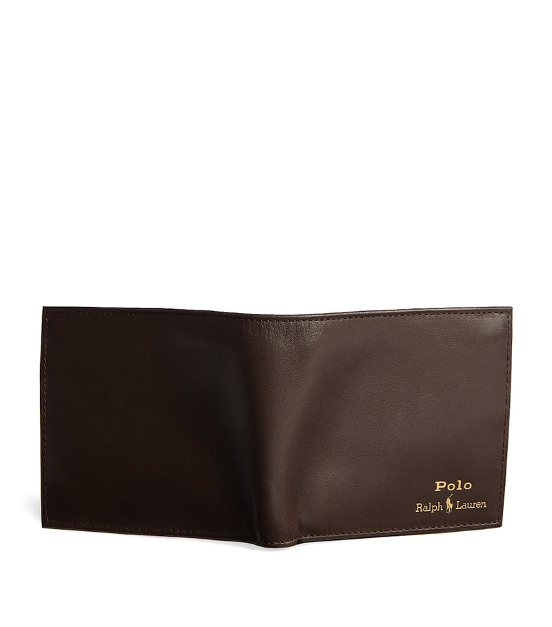 Polo Ralph Lauren leather bifold wallet - British product