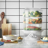 Russell Hobbs 3 tier plastic food steamer 21140 - British product