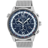 Argos Citizen Eco-Drive Men's Chronograph Stainless Steel Watch- Buy online at McGrocer