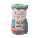 Superdrug Baby Multi Coloured Striped Knit Cotton Blanket 80cm x 100cm- Buy online at McGrocer