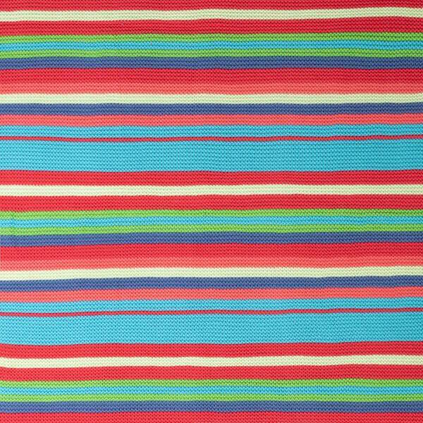 baby blanket Multi coloured striped 80cm x 100cm - British product