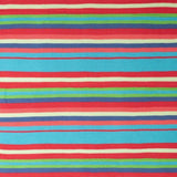 baby blanket Multi coloured striped 80cm x 100cm - British product