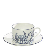 Harrods Halcyon Days Nina Campbell Serengeti Fine Bone China Teacup and Saucer- Buy online at McGrocer